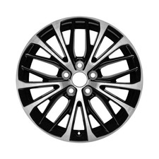 Used Machined and Painted Gloss Black Aluminum Wheel 18 x 8