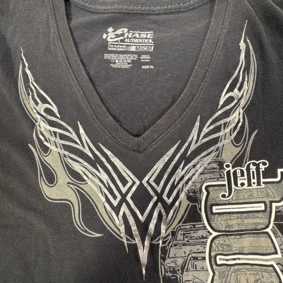 Camiseta Chase Auténtica Trackside NASCAR Jeff Burton Gráfica Para Mujer Talla XL Foto 4 de 4