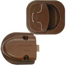 Türschloss Schloss Schrank Türgriff Bad Wohnwagen Wohnmobil Caravan Hymer braun 