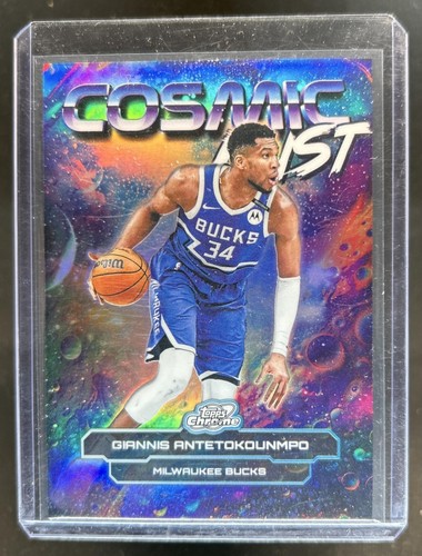 2025 Topps Cosmic Chrome Giannis Antetokounmpo Base (RAW)
