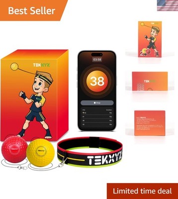 Engaging Boxing Reflex Ball with Online Community   Ideal for Young Champions
