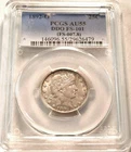 1892 O 25C PCGS AU 55 DDO FS-101 Barber Liberty Silver Quarter, Better Date Coin