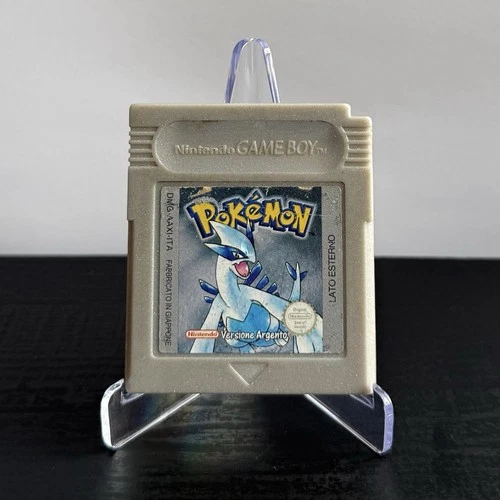 Pokemon Silver Argento Nintendo Game Boy Italy Auth Tested Working DRY BATTERY