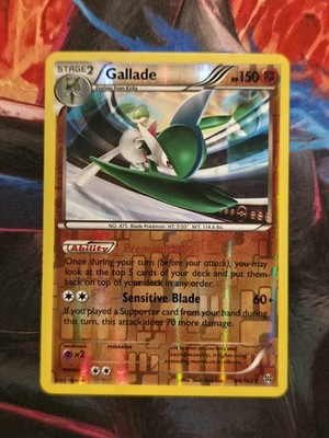 Gallade 84/162 XY BREAKthrough Reverse Holo Rare Pokemon Card 