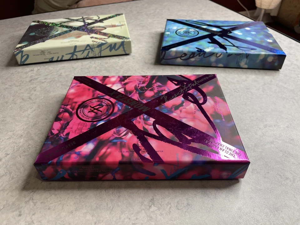 MONSTA X The First Album The Final Chapter Beautiful SET ALL VER. + Photocard - Image 2 of 4