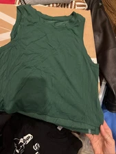 Lululemon Green Running Top Ventilated Size 6 Women's Without Tags