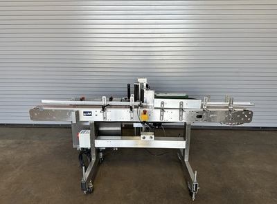 #ad #ad Quadrel Econoline Inline Pressure Sensitive Wrap Around Bottle Labeler Labeling $20500.00