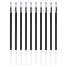 50Pcs 130mm Gel Ink Pen Refills 0.5mm Needle Tip Black Ink Ballpoint Black
