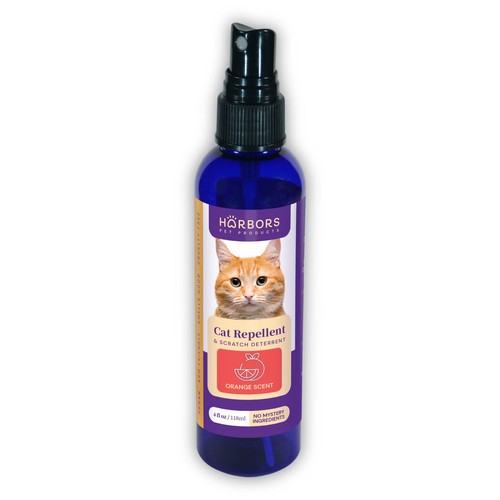Harbors Cat Scratch and Chewing Deterrent Spray - 4 oz / 118 ml | Formulated ...