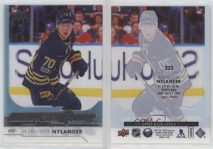 2017-18 Upper Deck Young Guns Clear Cut Alexander Nylander #222 Rookie RC