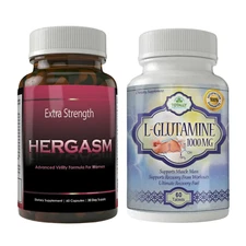 Female Sex Enhancer Sexual Stamina & L-Glutamine Supplement Muscle Growth Pills