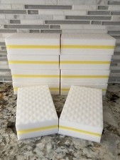 10 PACK YELLOW Magic Melamine Sandwich Sponge Eraser Heavy Duty Extra Durable