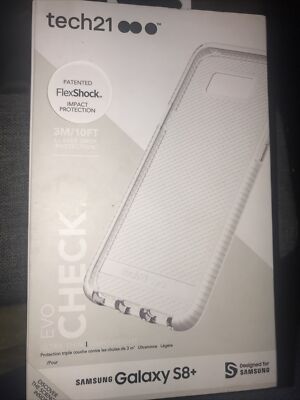 Tech21 Pure Clear Case Transparent Cover for Samsung Galaxy S8 Plus, S8+