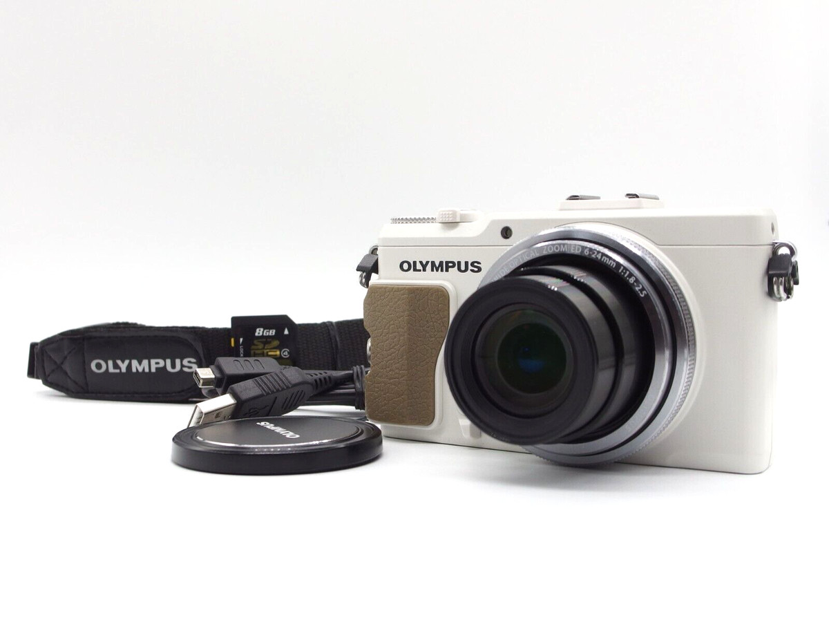 [NEAR MINT] Olympus STYLUS XZ-2 12.0MP White Compact Digital Camera From  JAPAN
