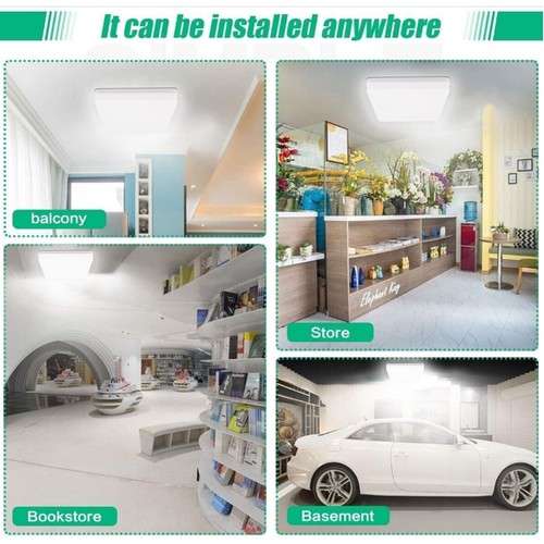 18W-48W LED Deckenleuchte Panel Ultraflach Wohnzimmer Schlafzimmer Deckenlampe - Bild 9 von 18