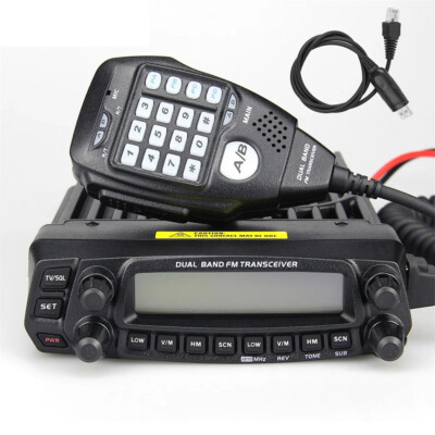 Anytone AT-5888UV Car Radio Transceiver VHF/UHF Two Way Radio +Programming Cable