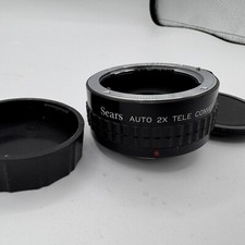 Sears Auto 2x Tele Converter 4E/MC Pentax K/PK Made in Japan Vintage