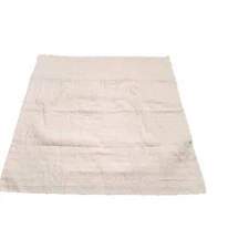 2 White DOCOFIL EURO Pillow Shams Portugal Fine Textured Linens 100% Cotton