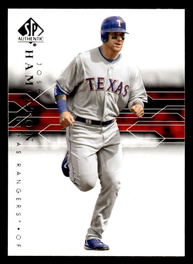 2008 SP Authentic #75 Josh Hamilton Card Texas Rangers