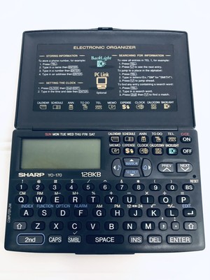 sharp electronic organizer