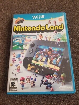 Nintendo Land (Nintendo Wii U, 2012) Complete w/ Manual Tested Working EUC! S2