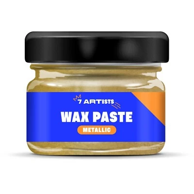7 Artists Metallic Wachspaste 20 ml Gilding Wax Paste Gold , Silber , Bronze