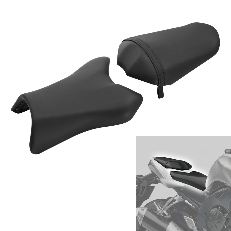 Asiento de conductor y pasajero apto para Yamaha FZ1 Fazer FZ1-S Fazer 2006-2015 14 13 12 Foto 2 de 4