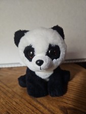 Ty Original Beanie Babies / Black  White Baboo Panda, Regular 6" No Hang Tag.
