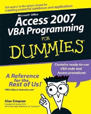 Access 2007 VBA Programming for Dummies, Paperback by Stockman, Joseph C.; Si...
