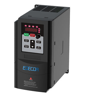 EDECOA 1.5KW Frequenzumrichter Variable Frequency Driver 3PH 380V VFD Speed