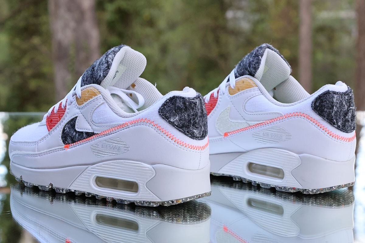 Nike Air Max 90 M2Z2 Recycled Wool Pack Men's Size 7.5 White