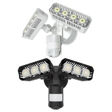 350W Equivalent LED Security Light With Motion Sensor Outdoor Wall Floodlight UK