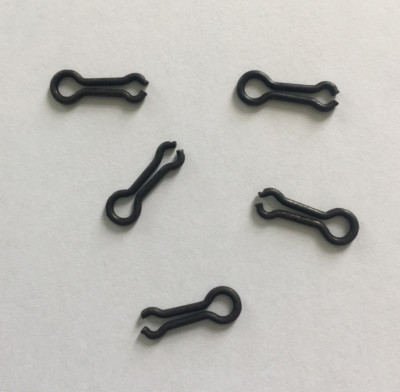 Matt Black Lead Mould Loops - Lead Mould Clips Carp Fishing Terminal End Tackles