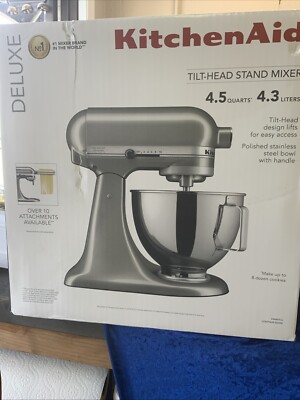 KitchenAid - 4.5qt Tilt-Head Stand Mixer - Contour Silver NEW | eBay