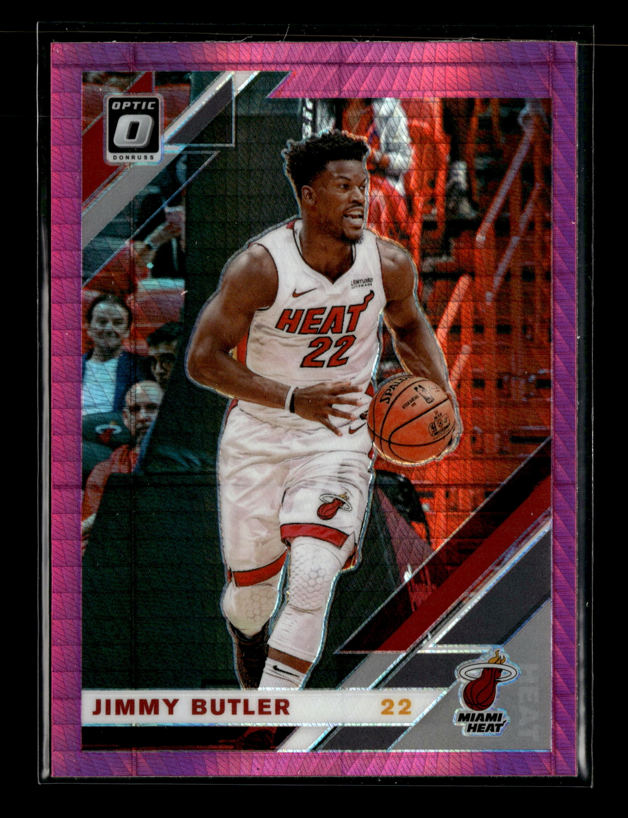 2019-20 Donruss Optic #11 Jimmy Butler Hyper Pink Miami Heat