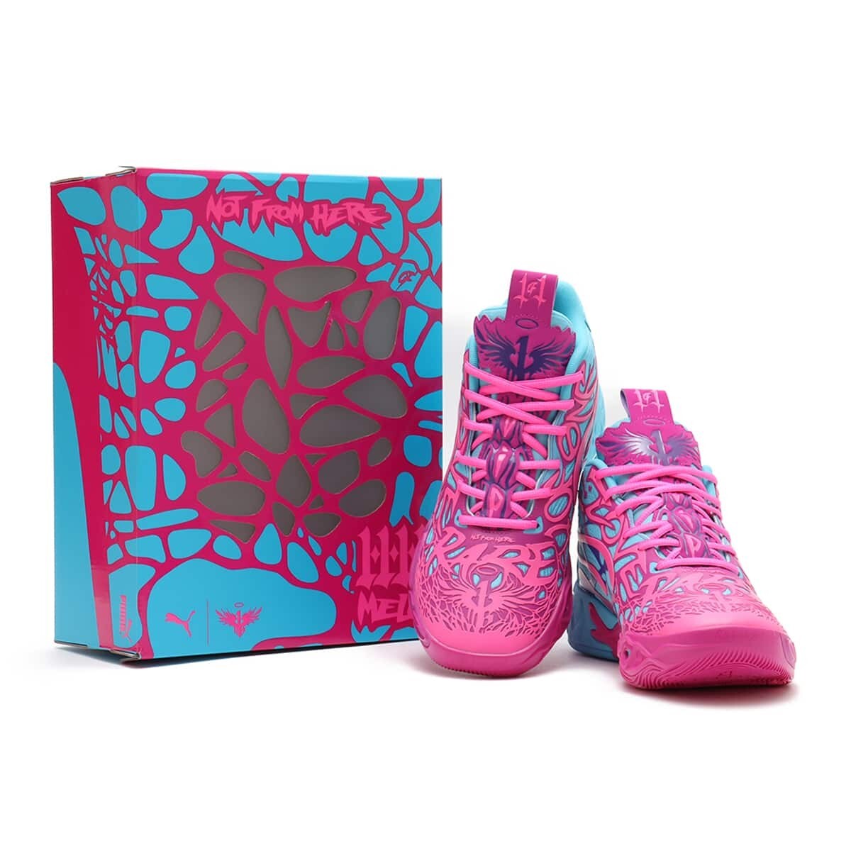 新品　PUMA MB.04 IRIDESCENT HORNETS 310836 PUMA MB.04 Iridescent Hornets 310836-01