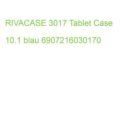 Rivacase 3017 Tablet Case 10.1 blau 6907216030170