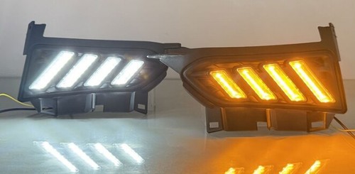 DRL LED Daytime Running Lights For Nissan Versa 20-2021 Fog Light Turn Signal G - Bild 5 von 6