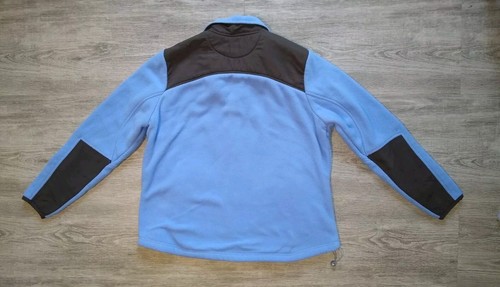 Athletic Works Casual Jacket Size XL 16-18 Full Zip Warm Fleece Blue/Gray  CD17 - Bild 2 von 4