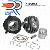 KIT Zylinderkit Zylinderkopf Zylinder Kolben DR Ø47 75Cc Piaggio Vespa 50 HP