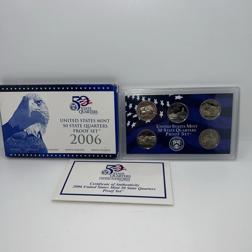 2006-S United States Proof Set State Quarter Mint Set 5 Coins - Image 2 of 4