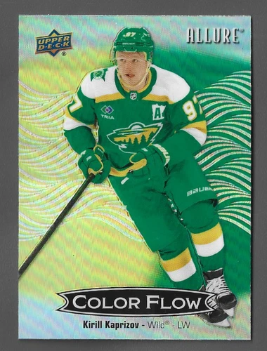 2024-25 Upper Deck Allure - Kirill Kaprizov - Color Flow Yellow-Green #CFL-26