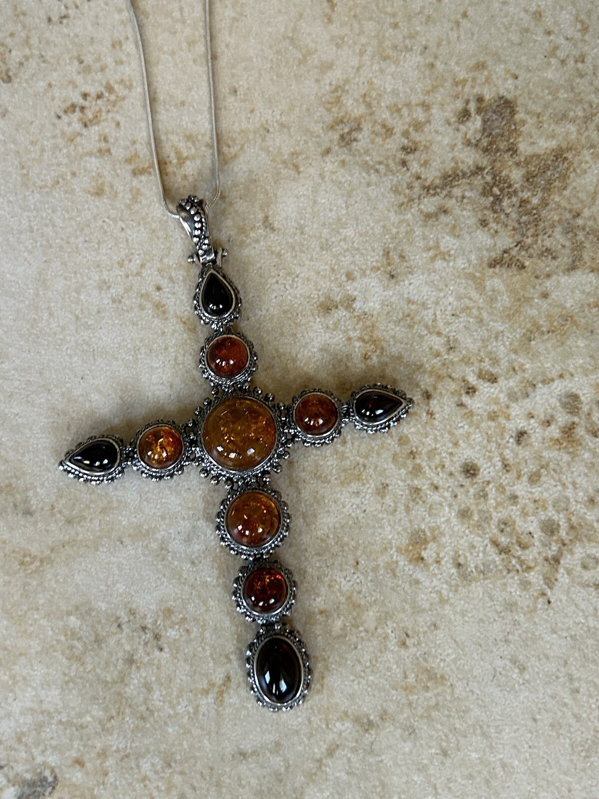 925 Solid Sterling Silver Multicolor Natural Balt… - image 3