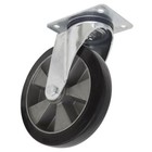 Sealey SCW5125SPEM Heavy-Duty Rubber Swivel Castor Wheel Ø125mm - Trade