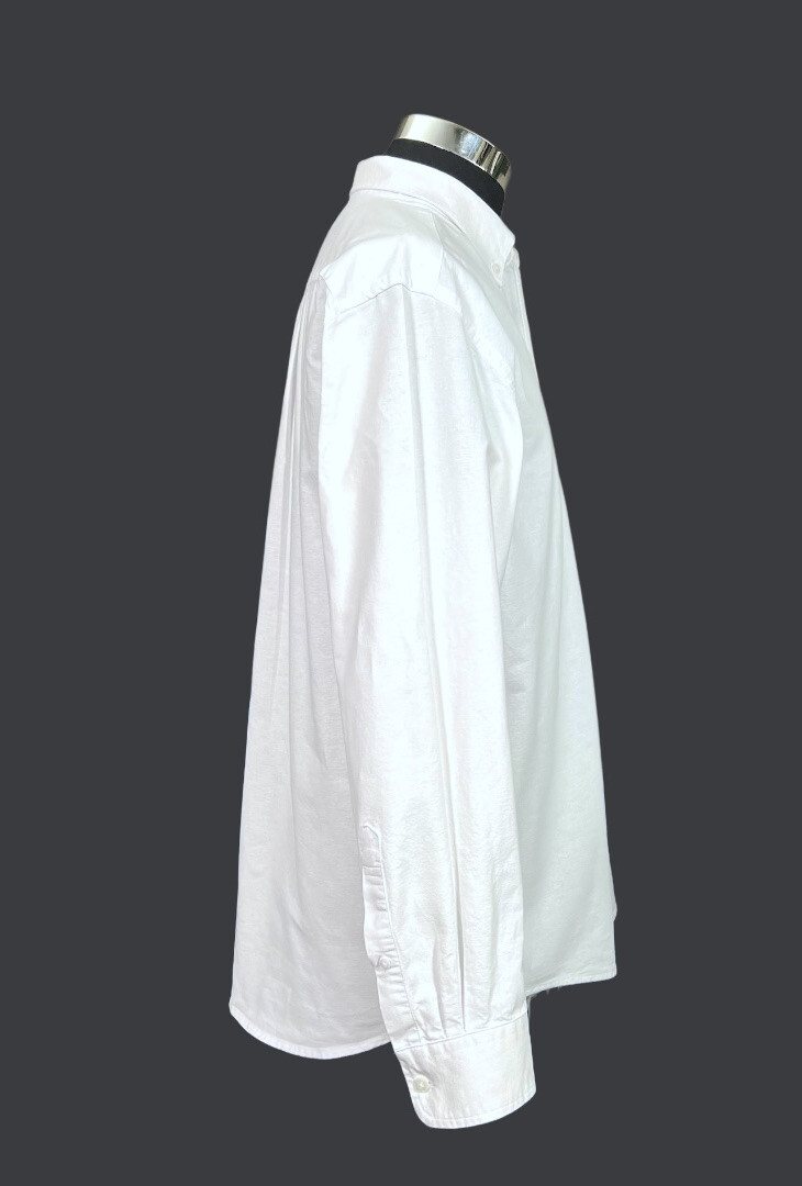 Amazon Essentials White Heavy Cotton Button-Down … - image 9