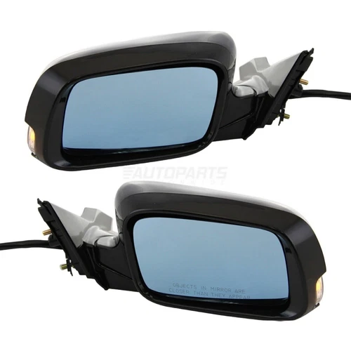 New LH & RH Side Power Mirror Manual Folding Heated Fits 2009-14 Acura Tl Sedan