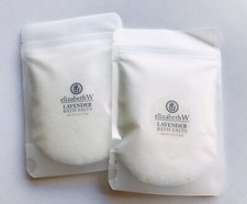 x2 Elizabeth W San Francisco Aromatherapy Lavender Bath Salts 4 oz. ea SEALED