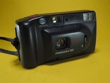 Minolta Freedom 50N Point & Shoot Camera Focus Free DX Auto 35mm Film