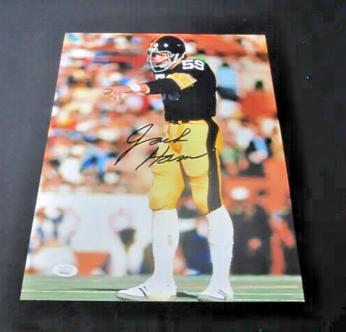Jack Ham Autographed Signed Pittsburgh Steelers 11x14 photo - with JSA COA 