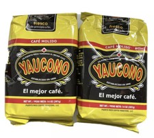 Yaucono Brand Coffee from Puerto Rico, 2 bags 14oz each